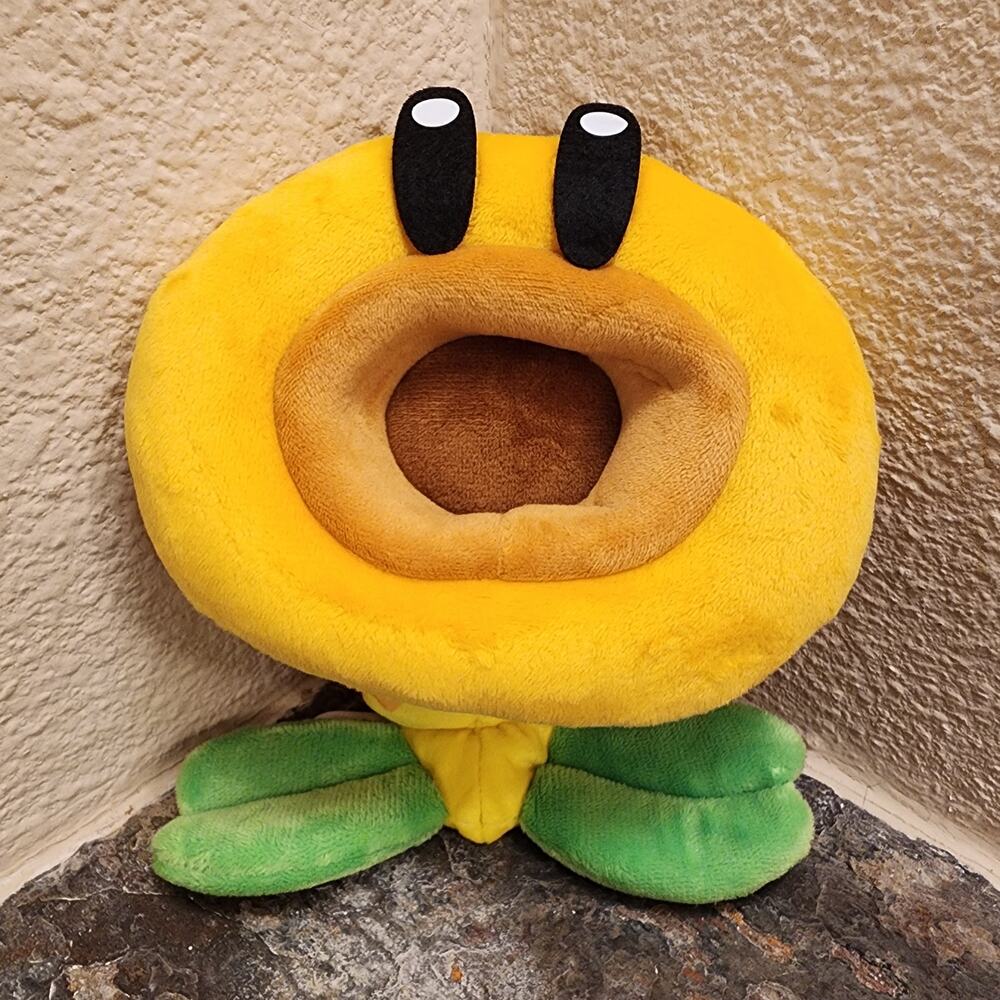 Plush - Talking Flower w/ sound, 6-inch (NEW) - Super Mario Bros - Nintendo